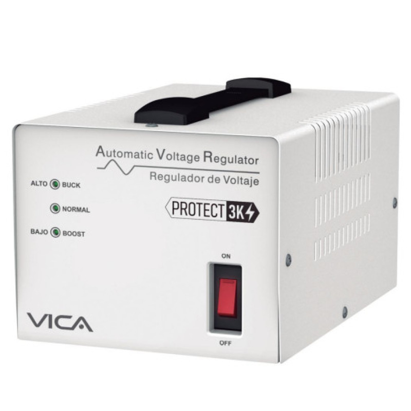 REGULADOR DE VOLTAJE VICA PROTECT 3K 3000VA / 1800W LINEA BLANCA